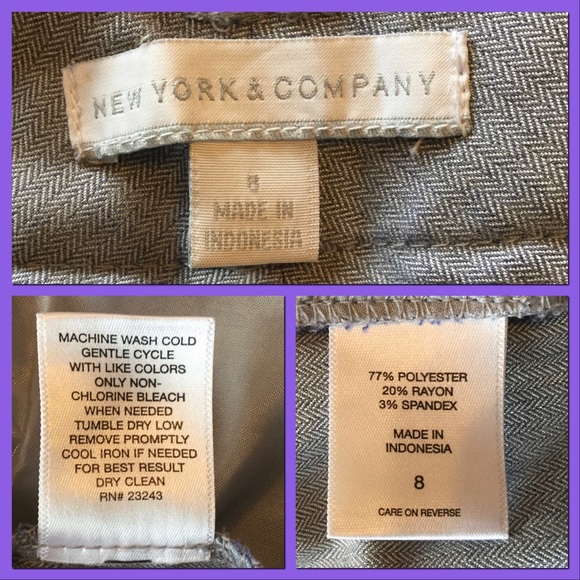 Lt Gray Trousers, sz 8 - Picture 3 of 7